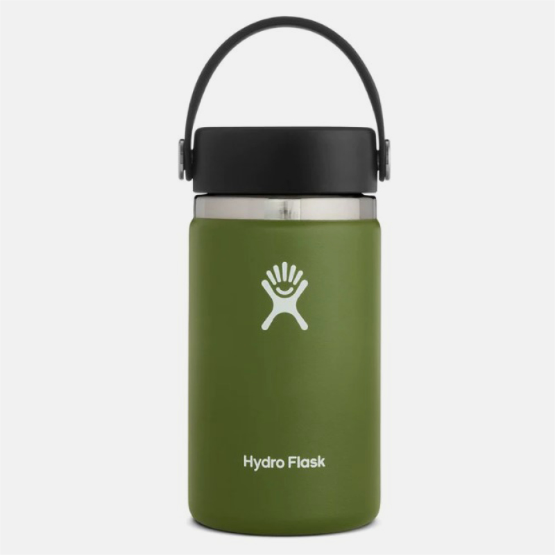 Wide Mouth 12 oz בקבוק שתייה פיה רחבה בצבע olive 